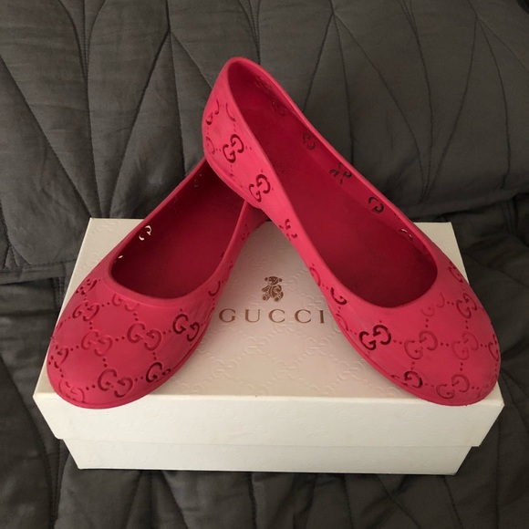 gucci jelly flats
